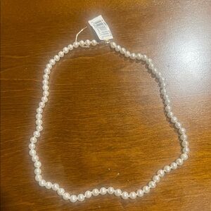 Elegant White Pearl Necklace